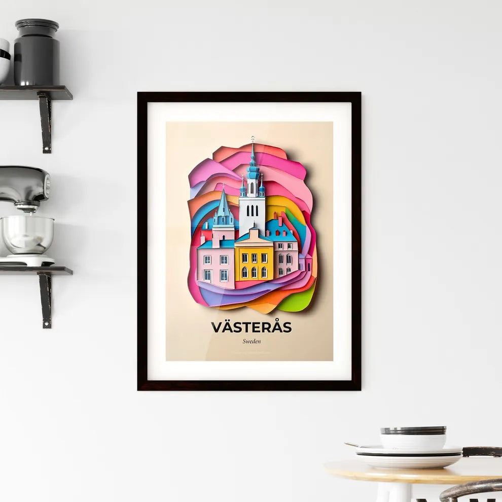 Vivid Västerås, Sweden, Framed Wall Art
