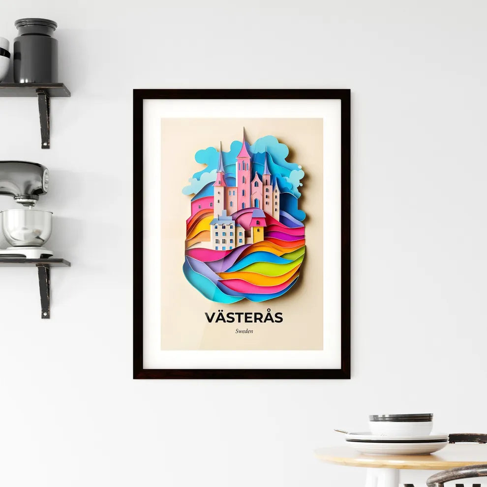 Vivid Västerås, Sweden, Framed Wall Art