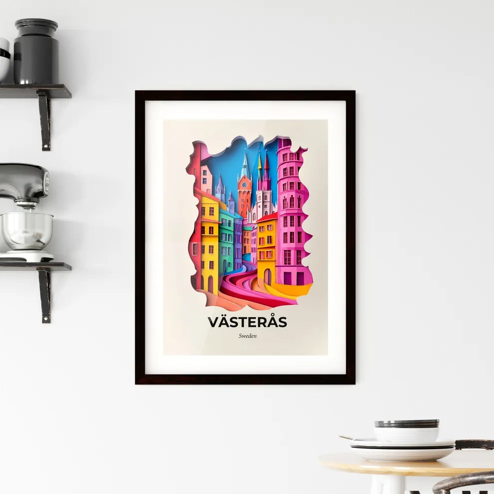 Vivid Västerås, Sweden, Framed Wall Art