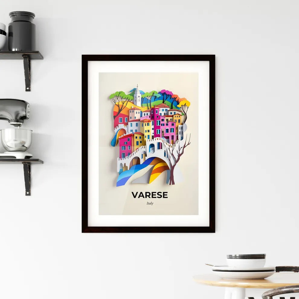 Vivid Varese, Italy, Framed Wall Art