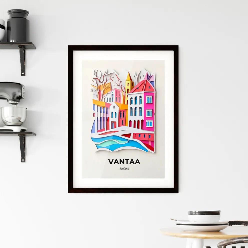 Vivid Vantaa, Finland, Framed Wall Art