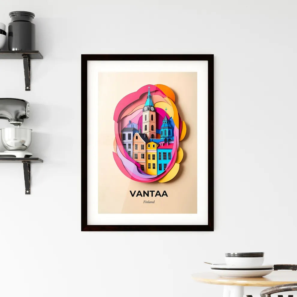 Vivid Vantaa, Finland, Framed Wall Art