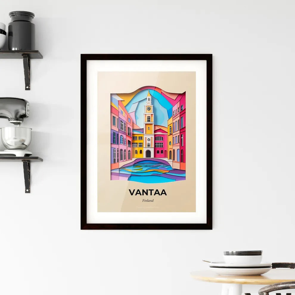 Vivid Vantaa, Finland, Framed Wall Art