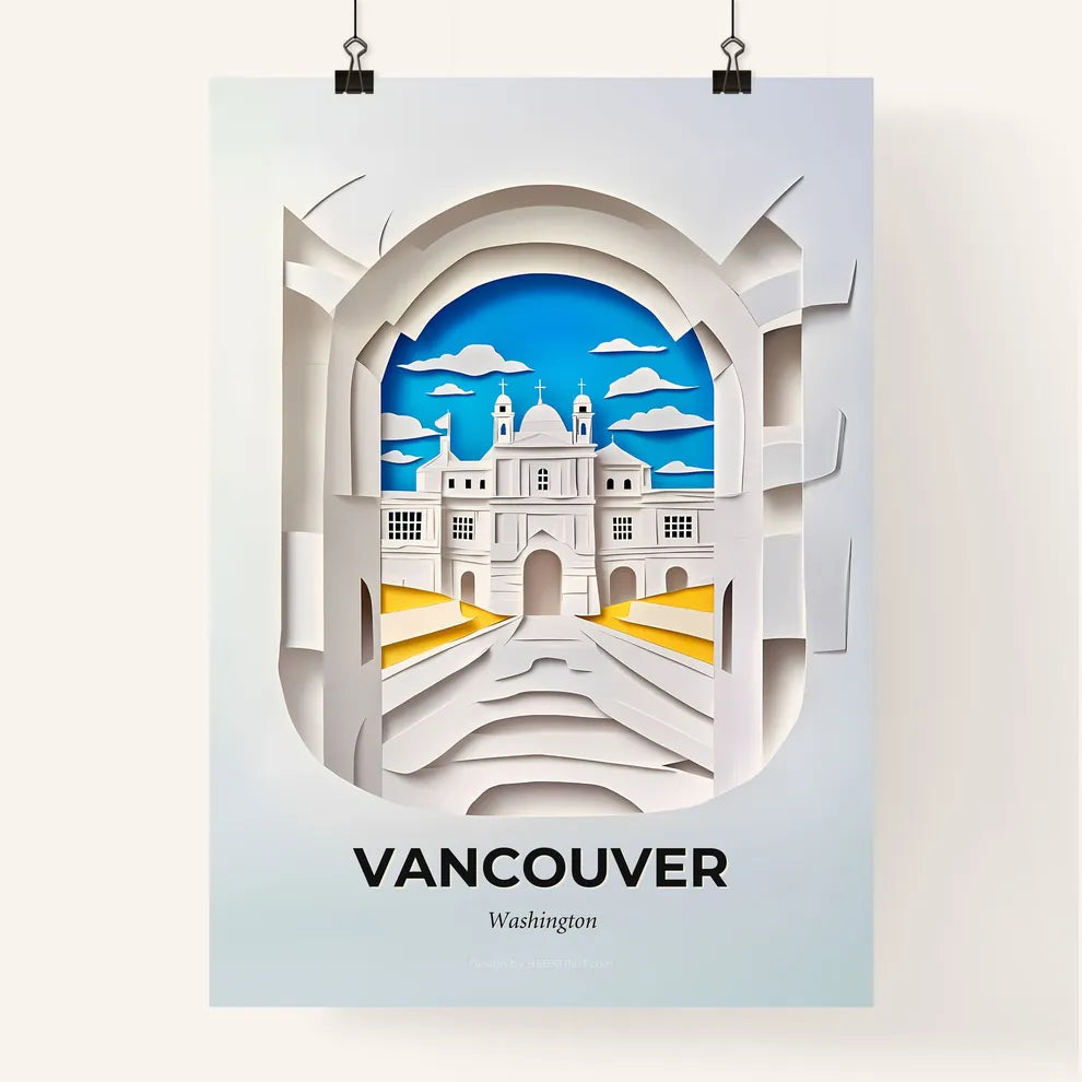 Vivid Vancouver, Washington, Colorful Poster