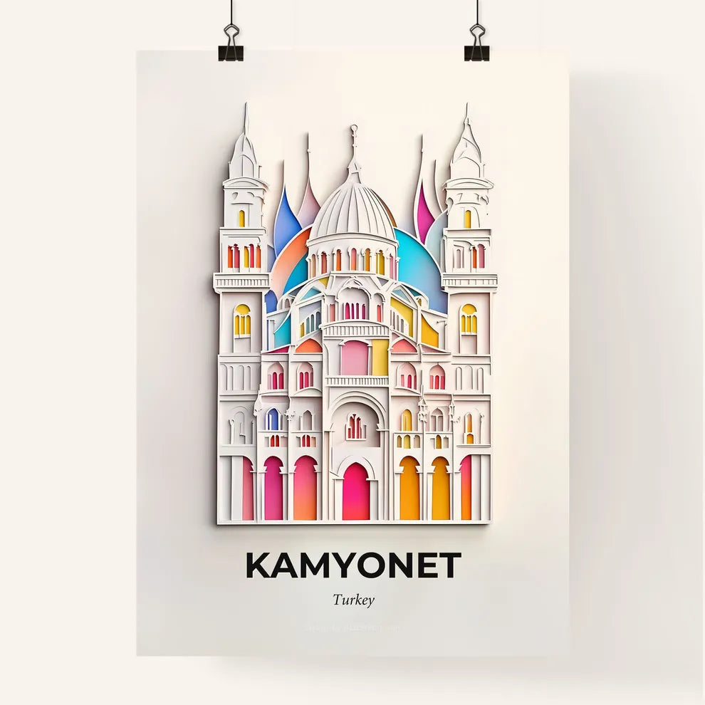 Vivid Van, Turkey, Colorful Poster