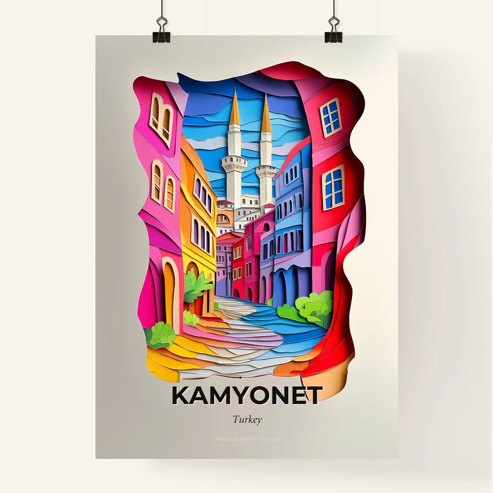 Vivid Van, Turkey, Colorful Poster