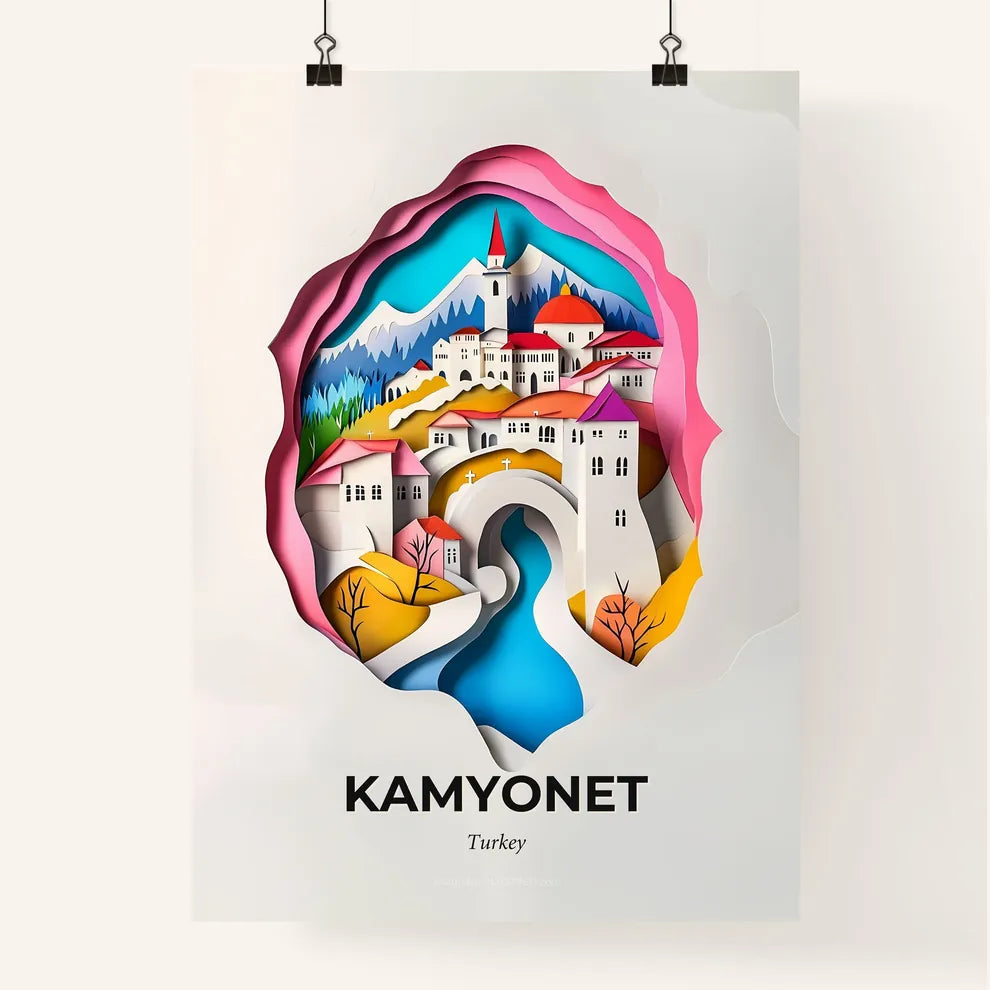 Vivid Van, Turkey, Colorful Poster