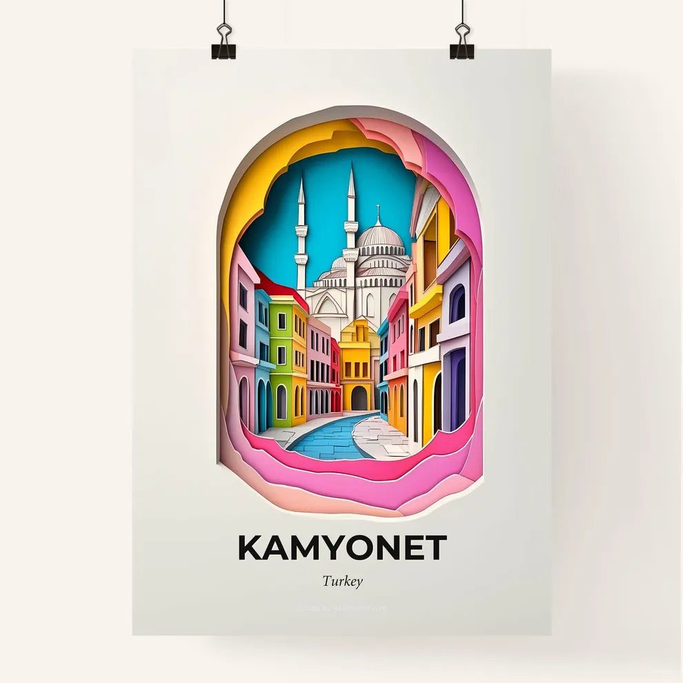 Vivid Van, Turkey, Colorful Poster