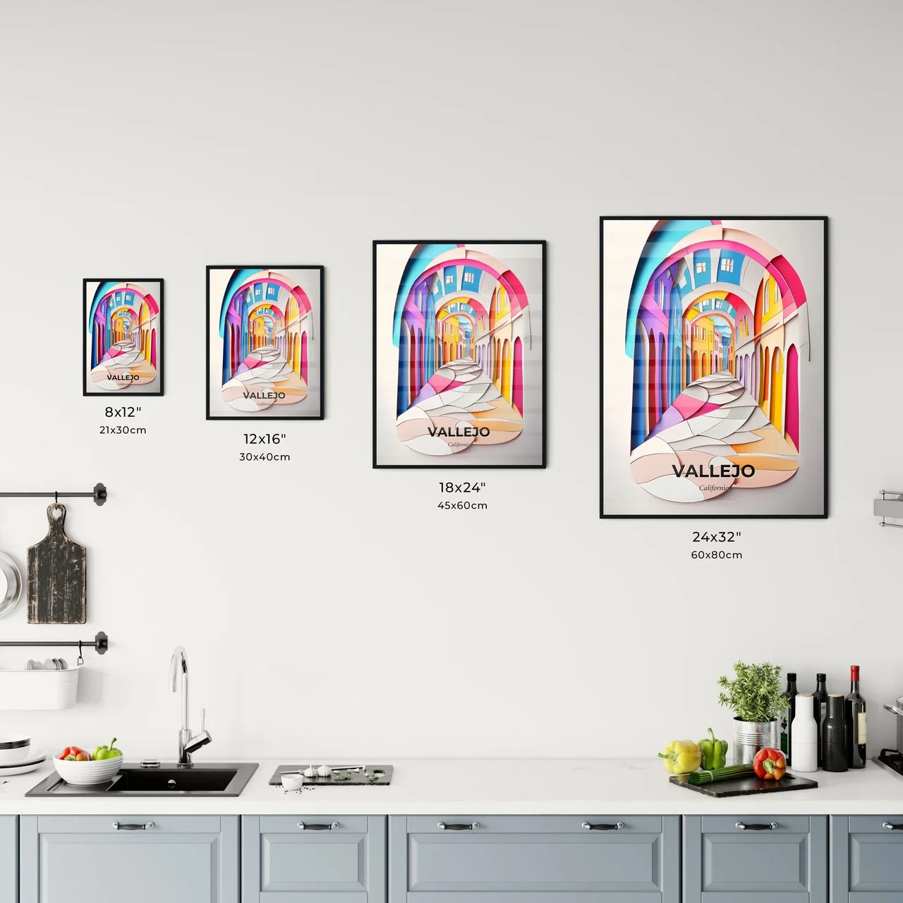 Vivid Vallejo, California, Kitchen Art