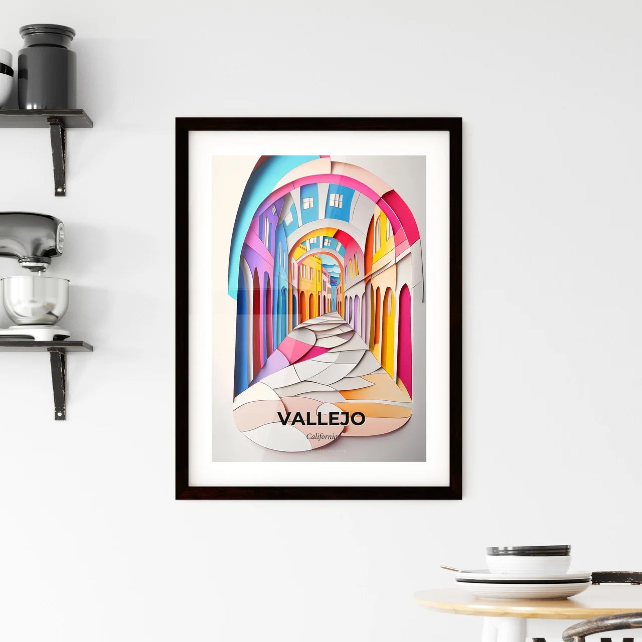 Vivid Vallejo, California, Framed Wall Art