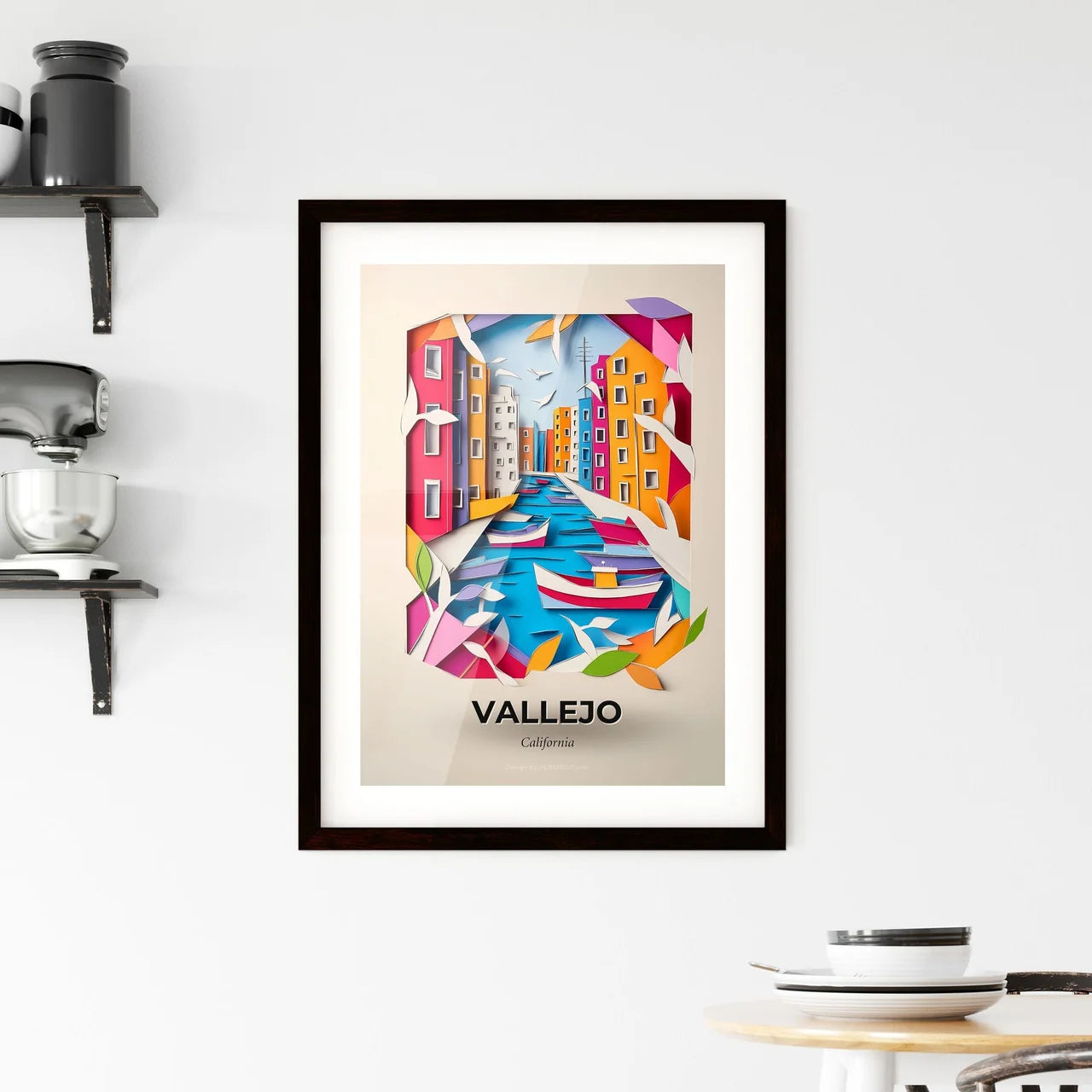 Vivid Vallejo, California, Framed Wall Art