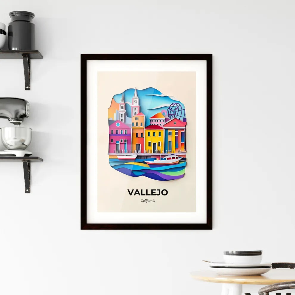 Vivid Vallejo, California, Framed Wall Art