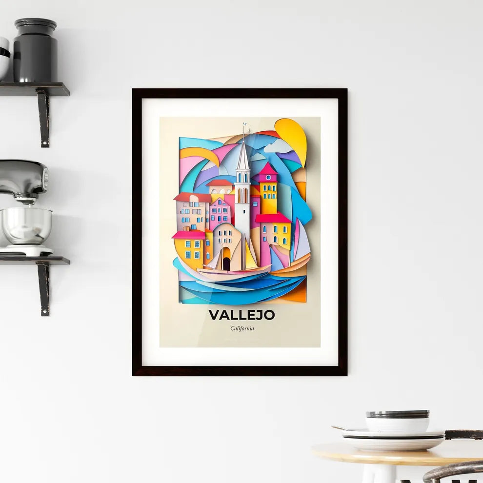 Vivid Vallejo, California, Framed Wall Art