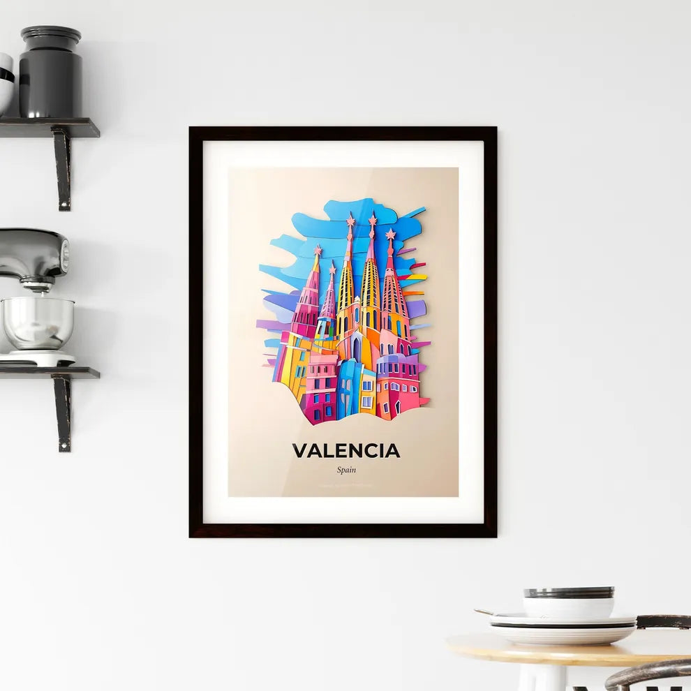 Vivid Valencia, Spain, Framed Wall Art