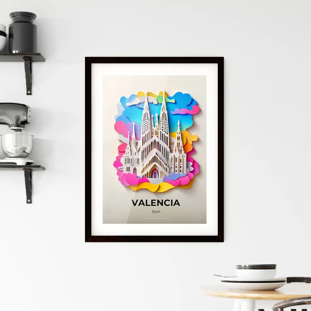 Vivid Valencia, Spain, Framed Wall Art