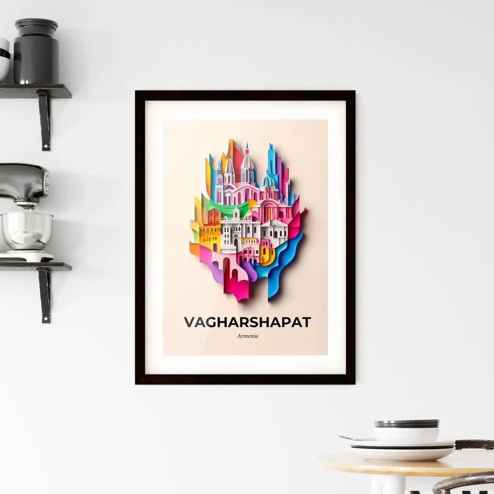 Vivid Vagharshapat, Armenia, Framed Wall Art