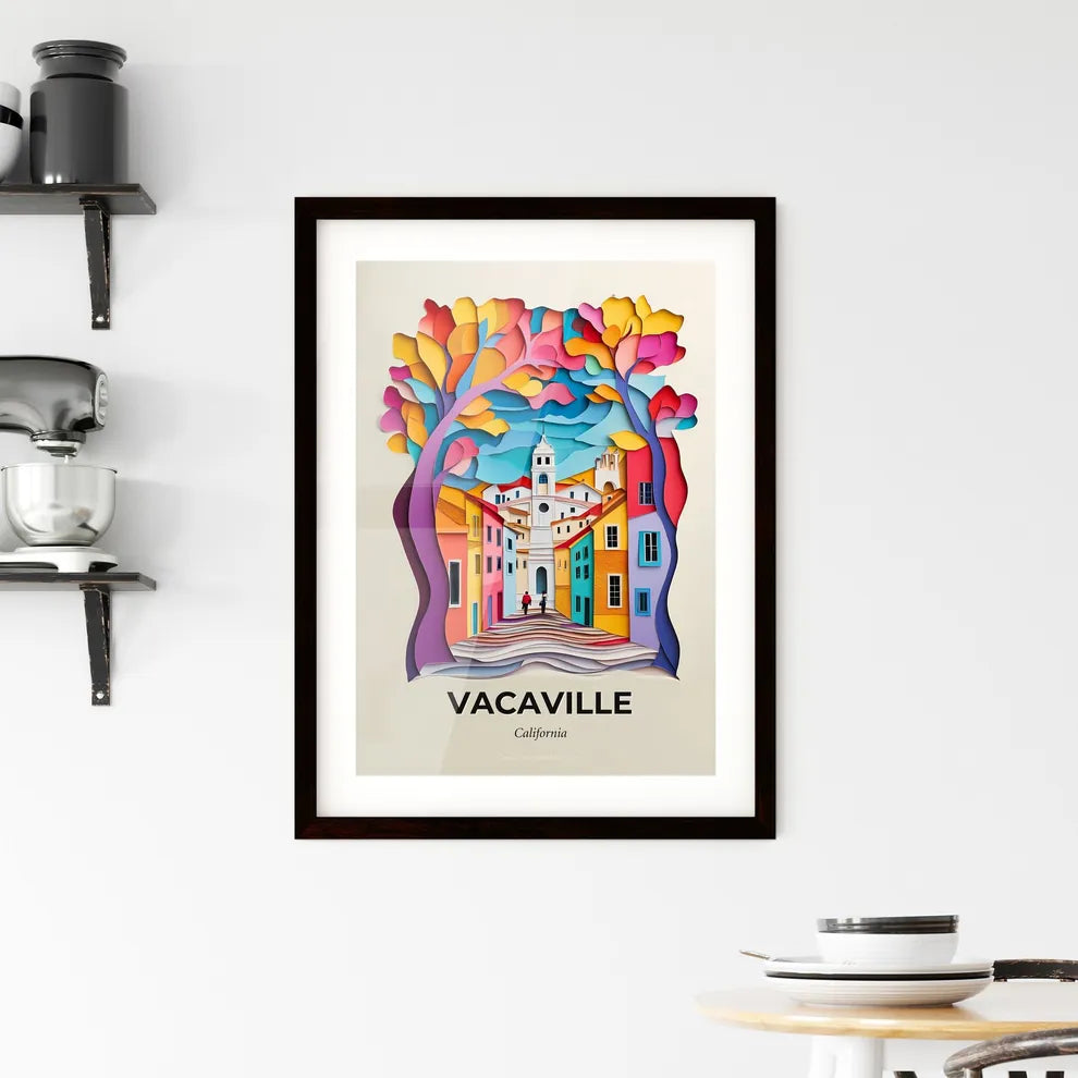 Vivid Vacaville, California, Framed Wall Art