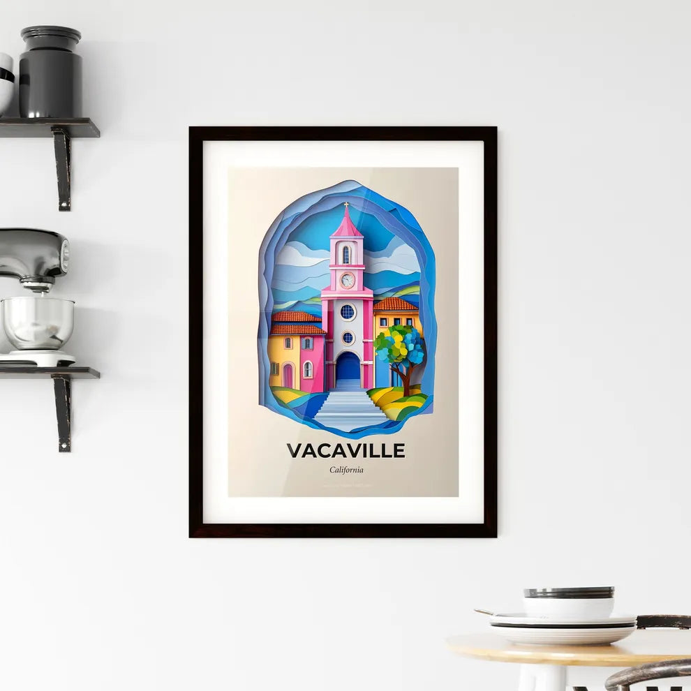 Vivid Vacaville, California, Framed Wall Art