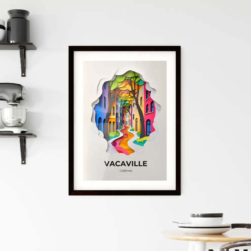Vivid Vacaville, California, Framed Wall Art