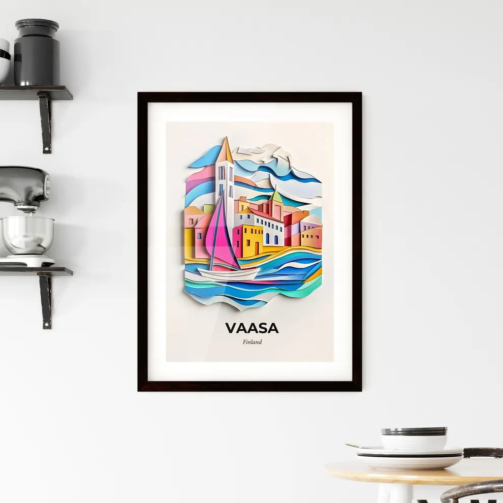 Vivid Vaasa, Finland, Framed Wall Art