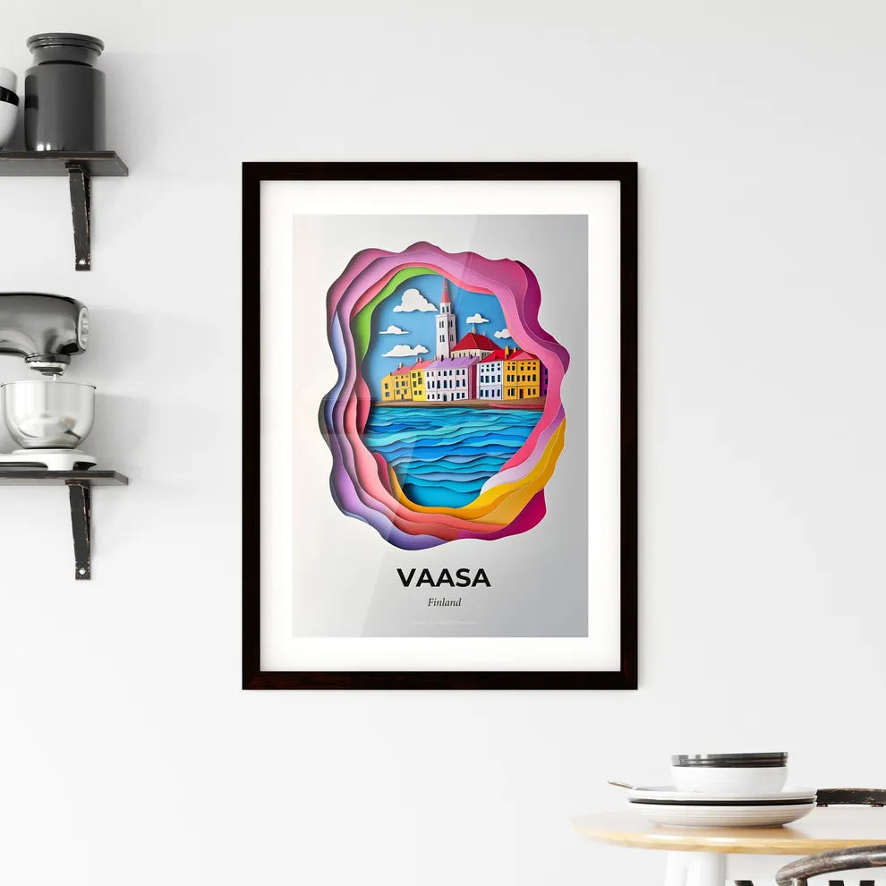 Vivid Vaasa, Finland, Framed Wall Art