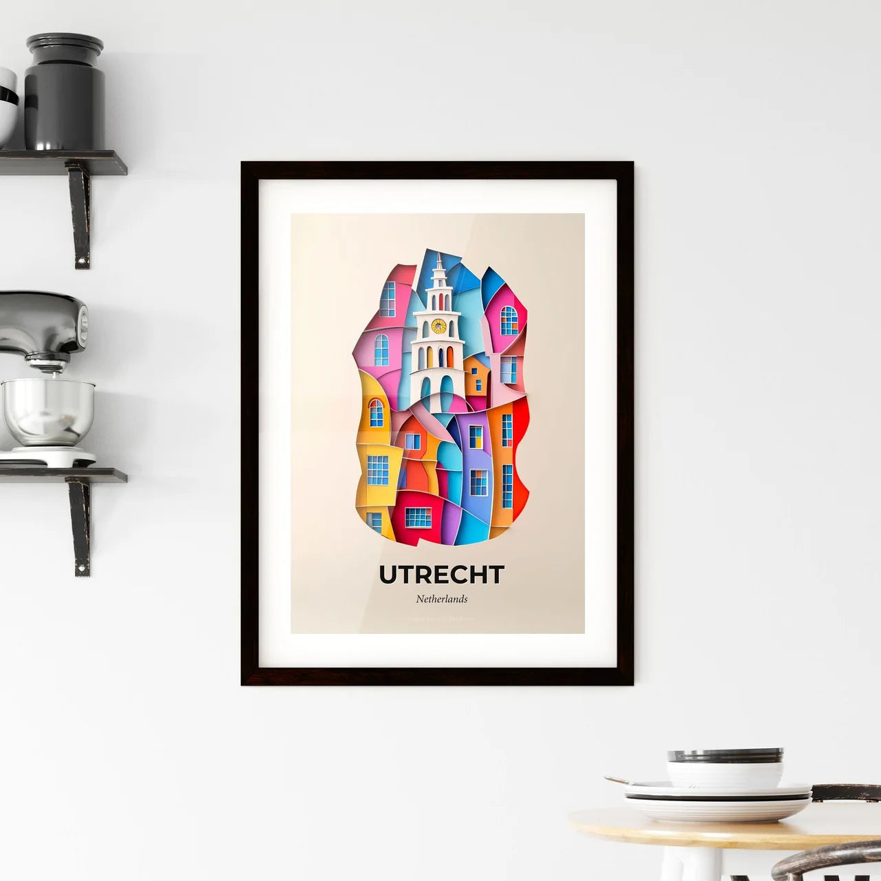 Vivid Utrecht, Netherlands, Framed Wall Art