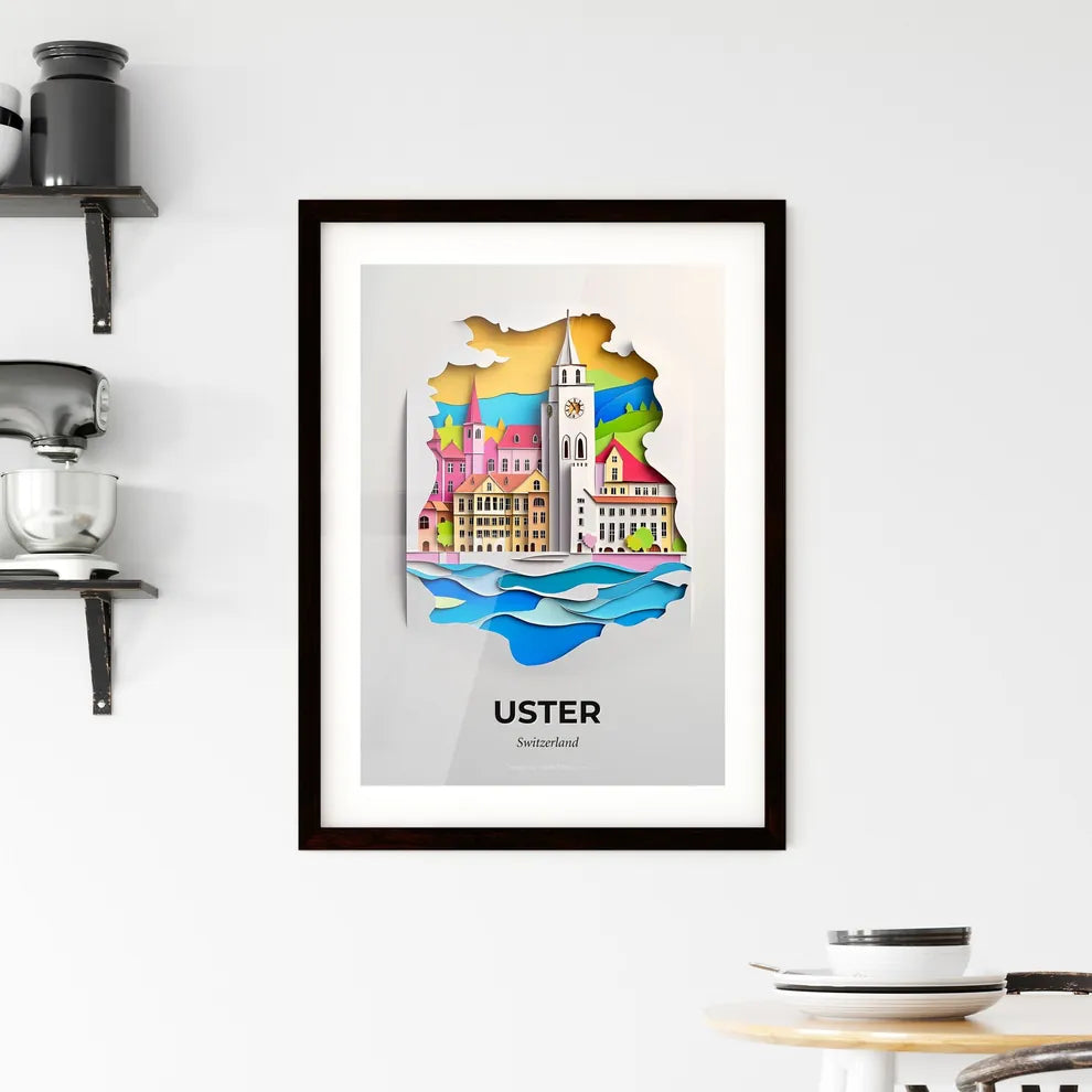 Vivid Uster, Switzerland, Framed Wall Art