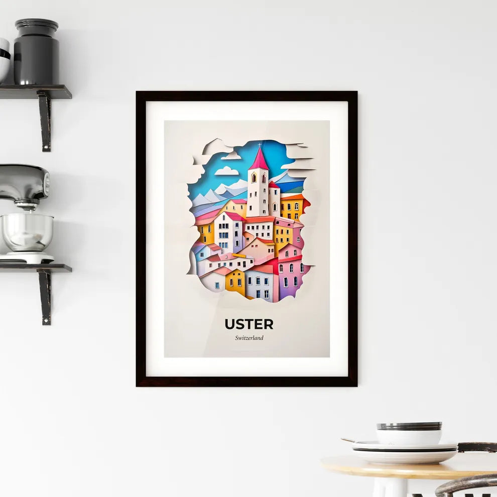 Vivid Uster, Switzerland, Framed Wall Art