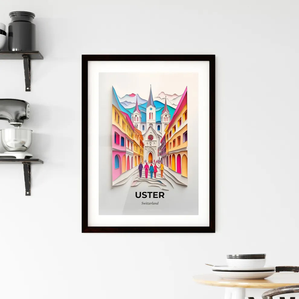 Vivid Uster, Switzerland, Framed Wall Art