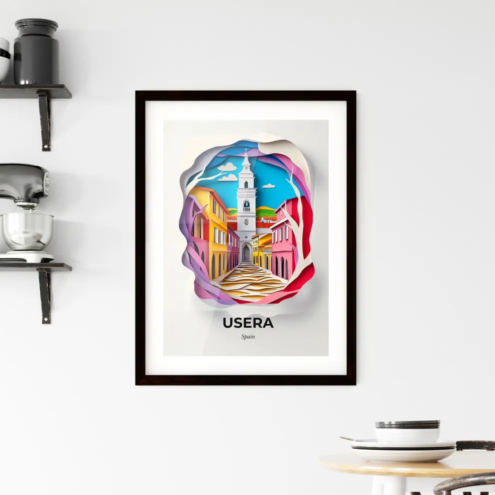 Vivid Usera, Spain, Framed Wall Art