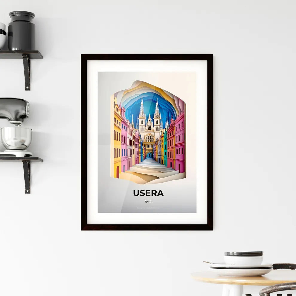Vivid Usera, Spain, Framed Wall Art