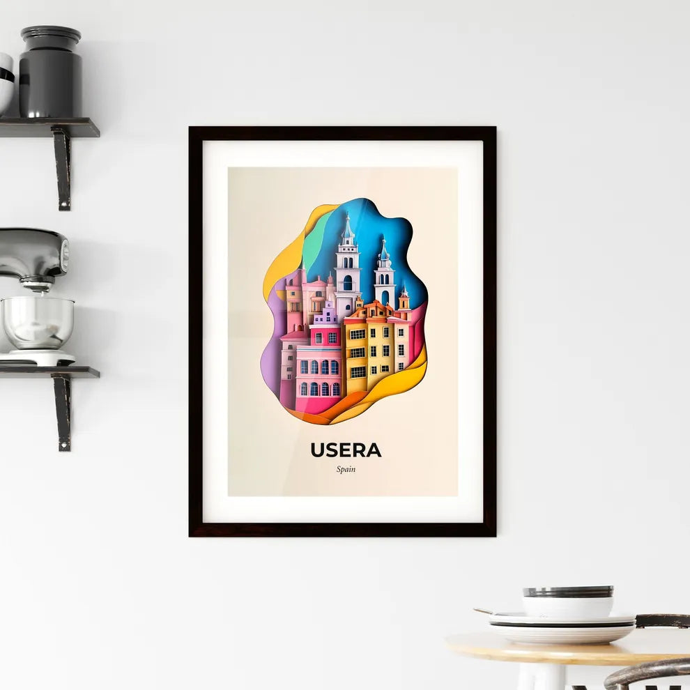 Vivid Usera, Spain, Framed Wall Art