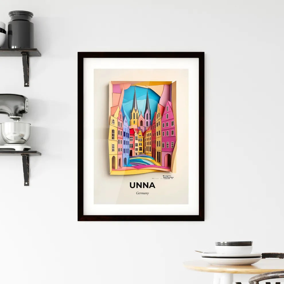 Vivid Unna, Germany, Framed Wall Art