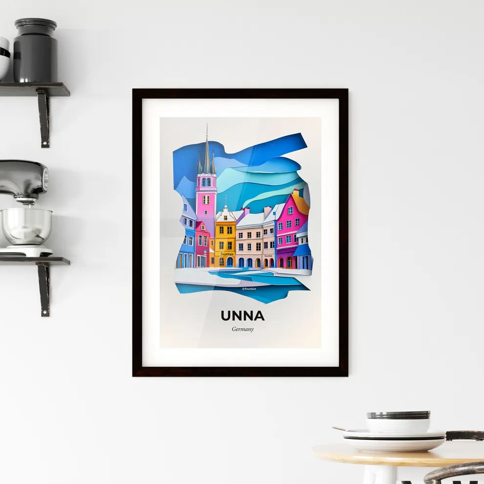Vivid Unna, Germany, Framed Wall Art