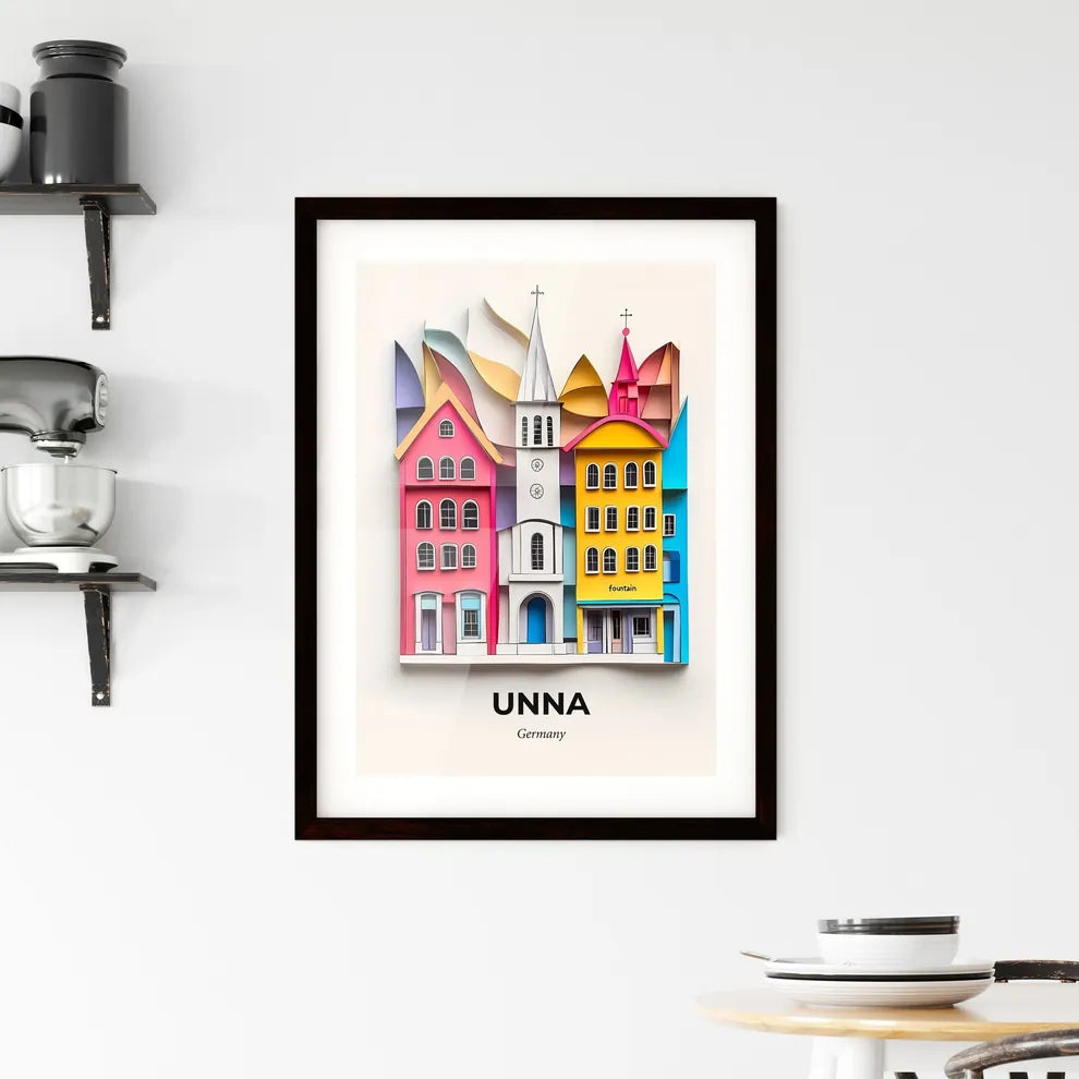 Vivid Unna, Germany, Framed Wall Art
