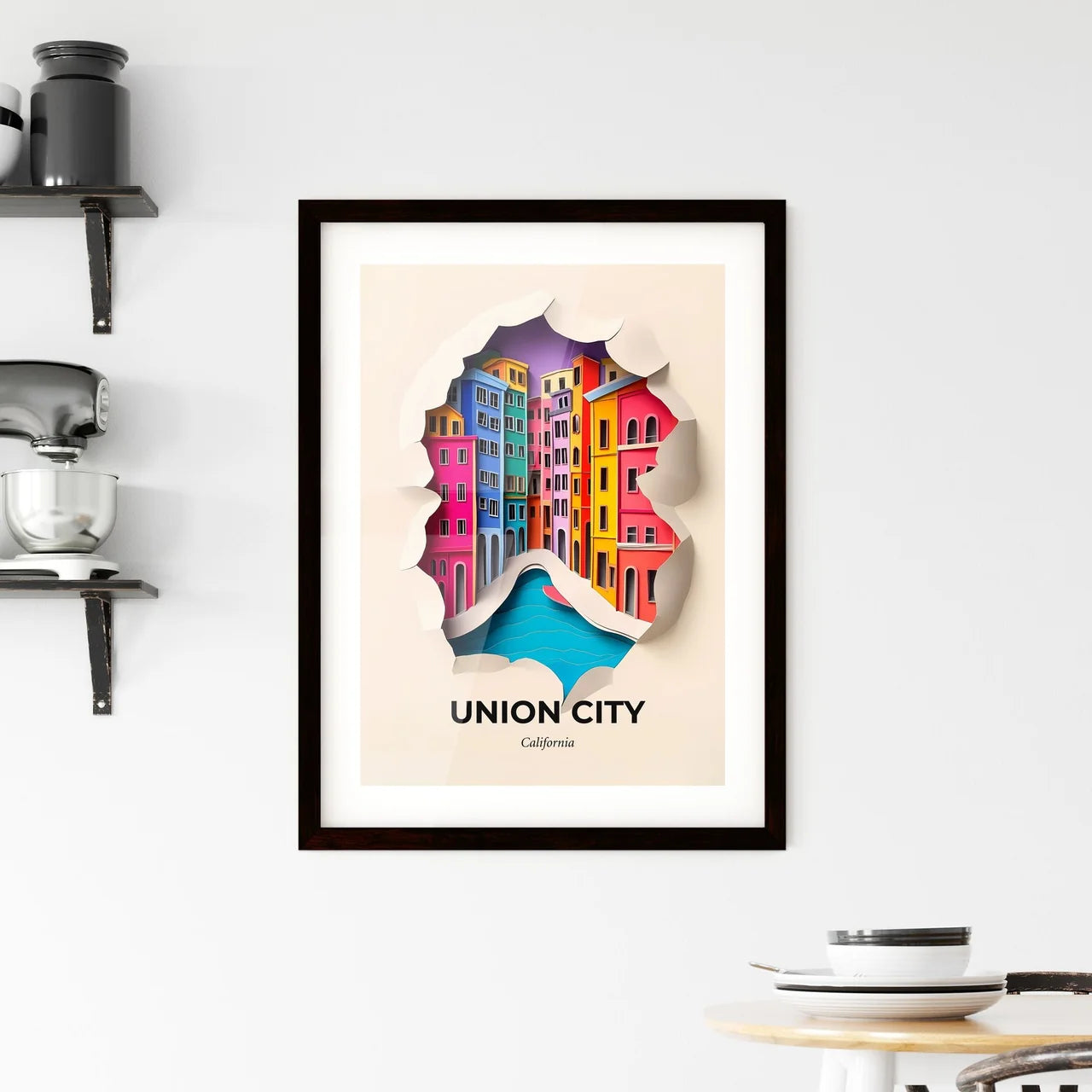 Vivid Union City, California, Framed Wall Art
