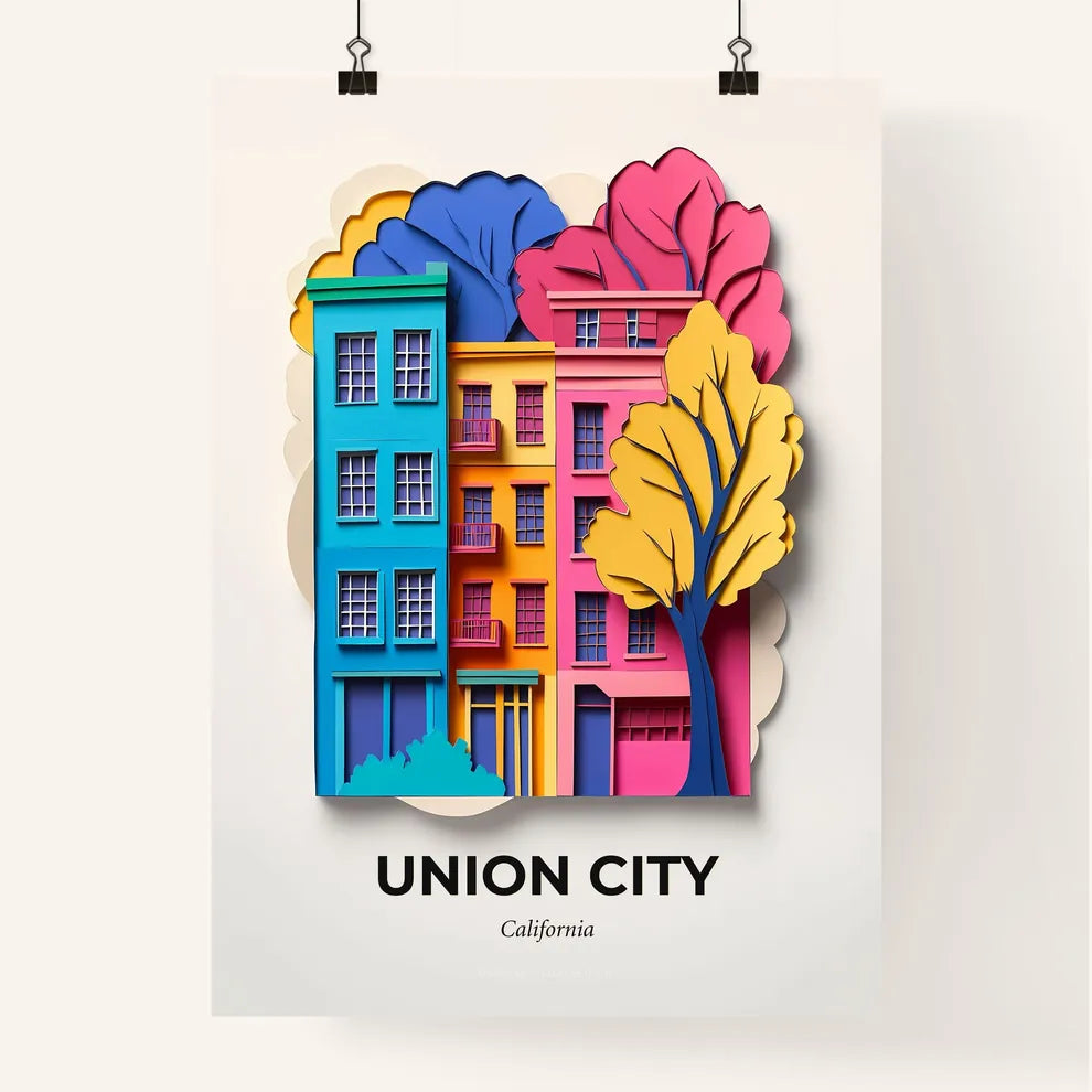 Vivid Union City, California, Colorful Poster