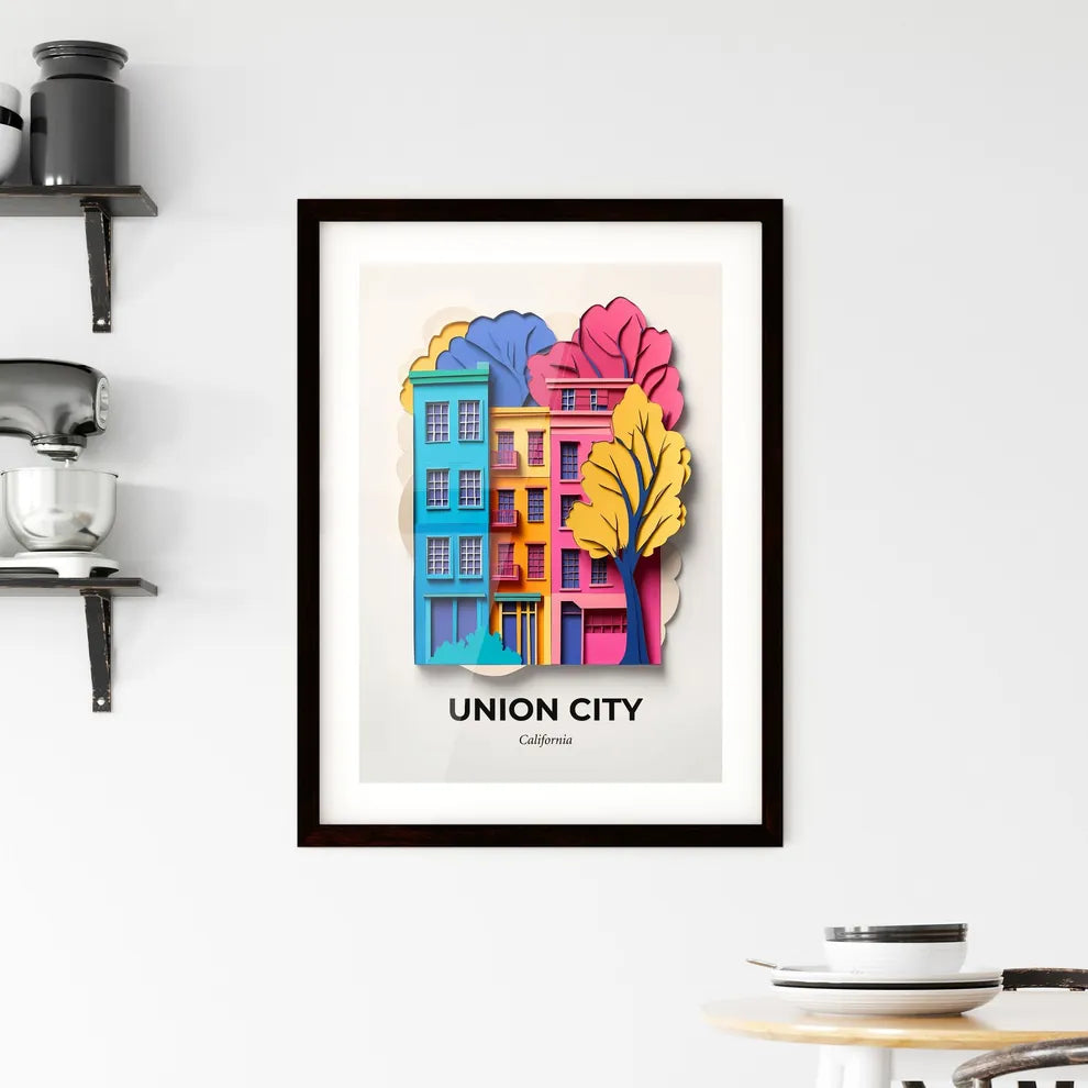 Vivid Union City, California, Framed Wall Art
