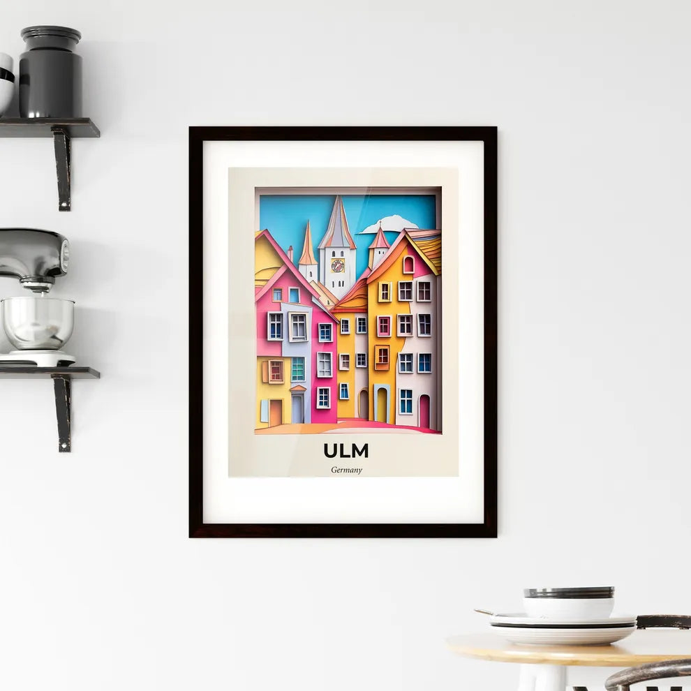 Vivid Ulm, Germany, Framed Wall Art