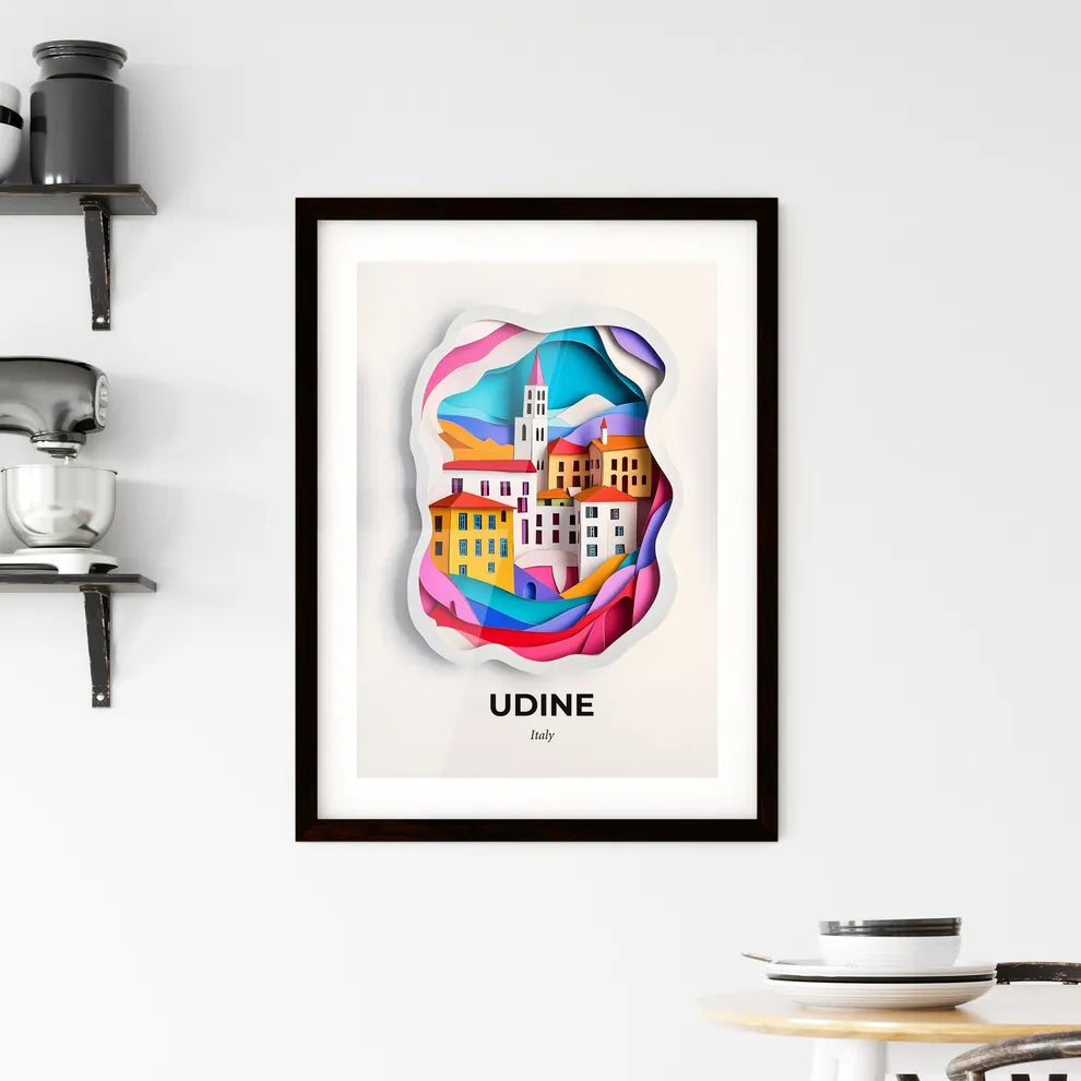 Vivid Udine, Italy, Framed Wall Art