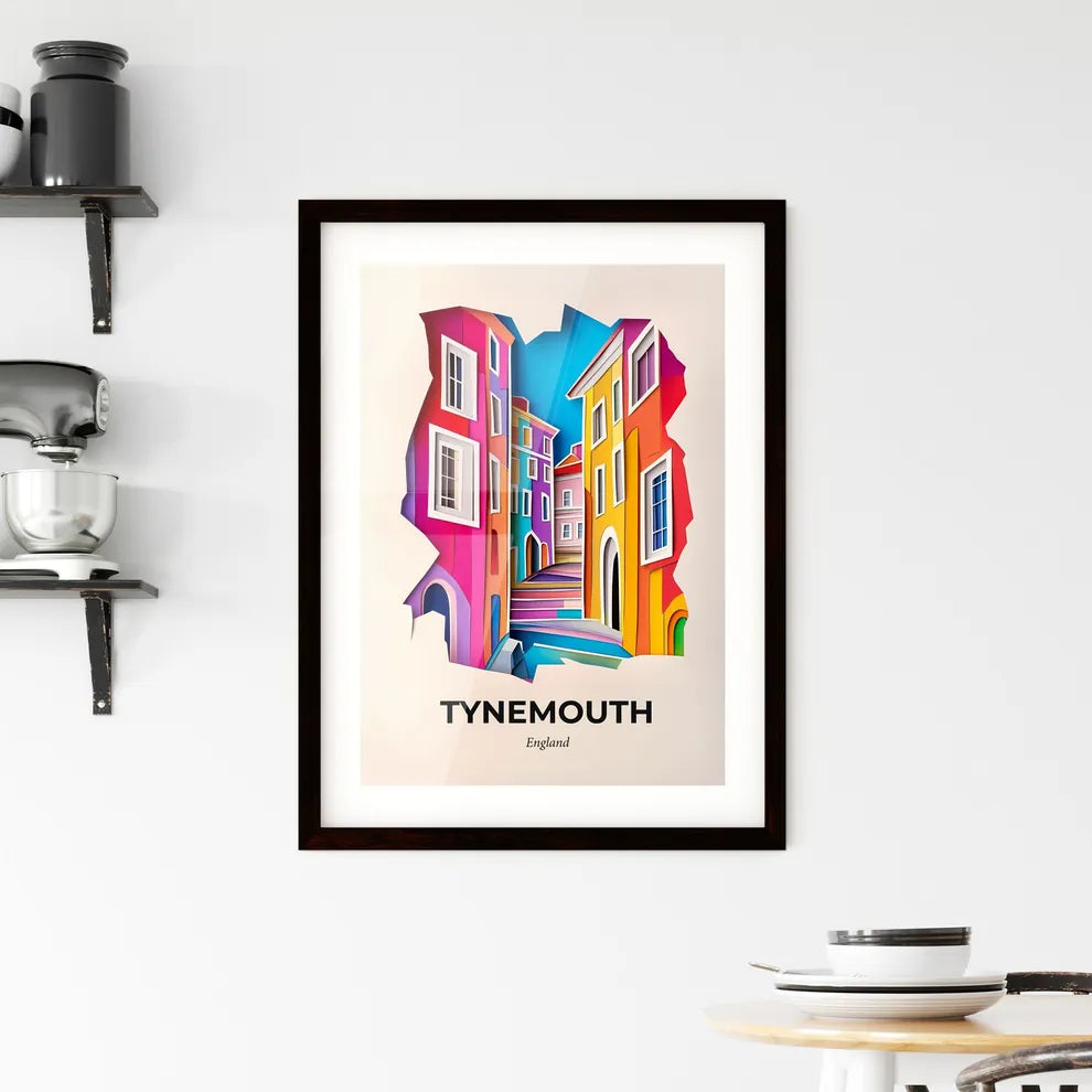 Vivid Tynemouth, England, Framed Wall Art