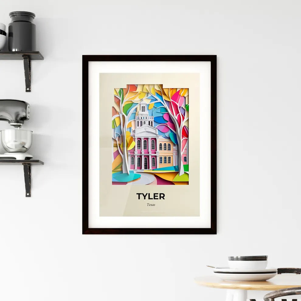 Vivid Tyler, Texas, Framed Wall Art