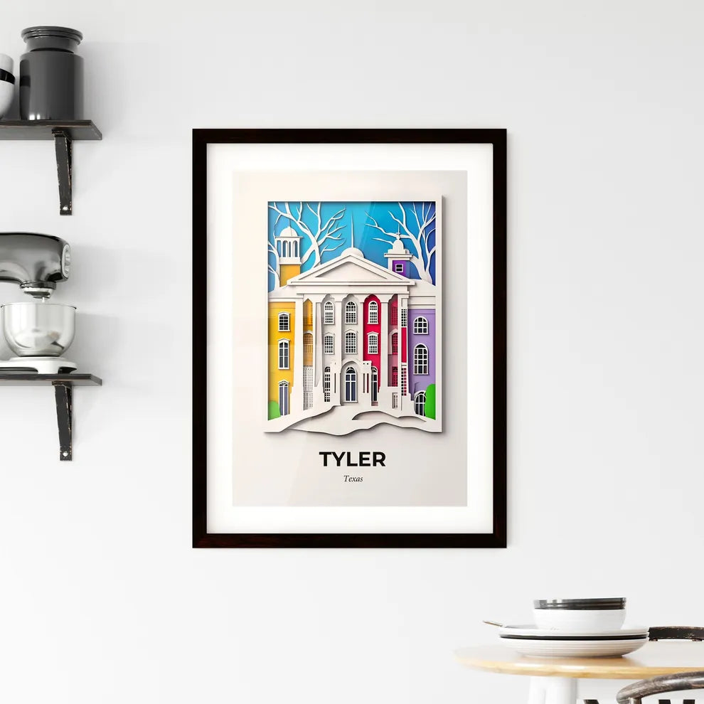Vivid Tyler, Texas, Framed Wall Art