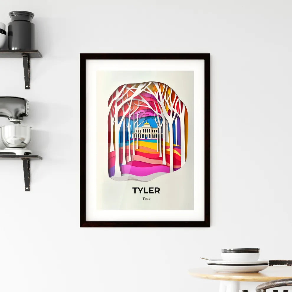 Vivid Tyler, Texas, Framed Wall Art