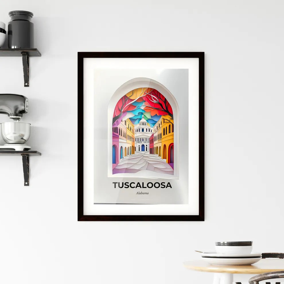 Vivid Tuscaloosa, Alabama, Framed Wall Art