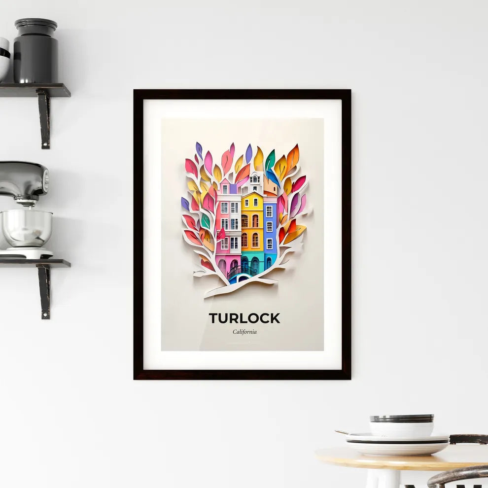 Vivid Turlock, California, Framed Wall Art