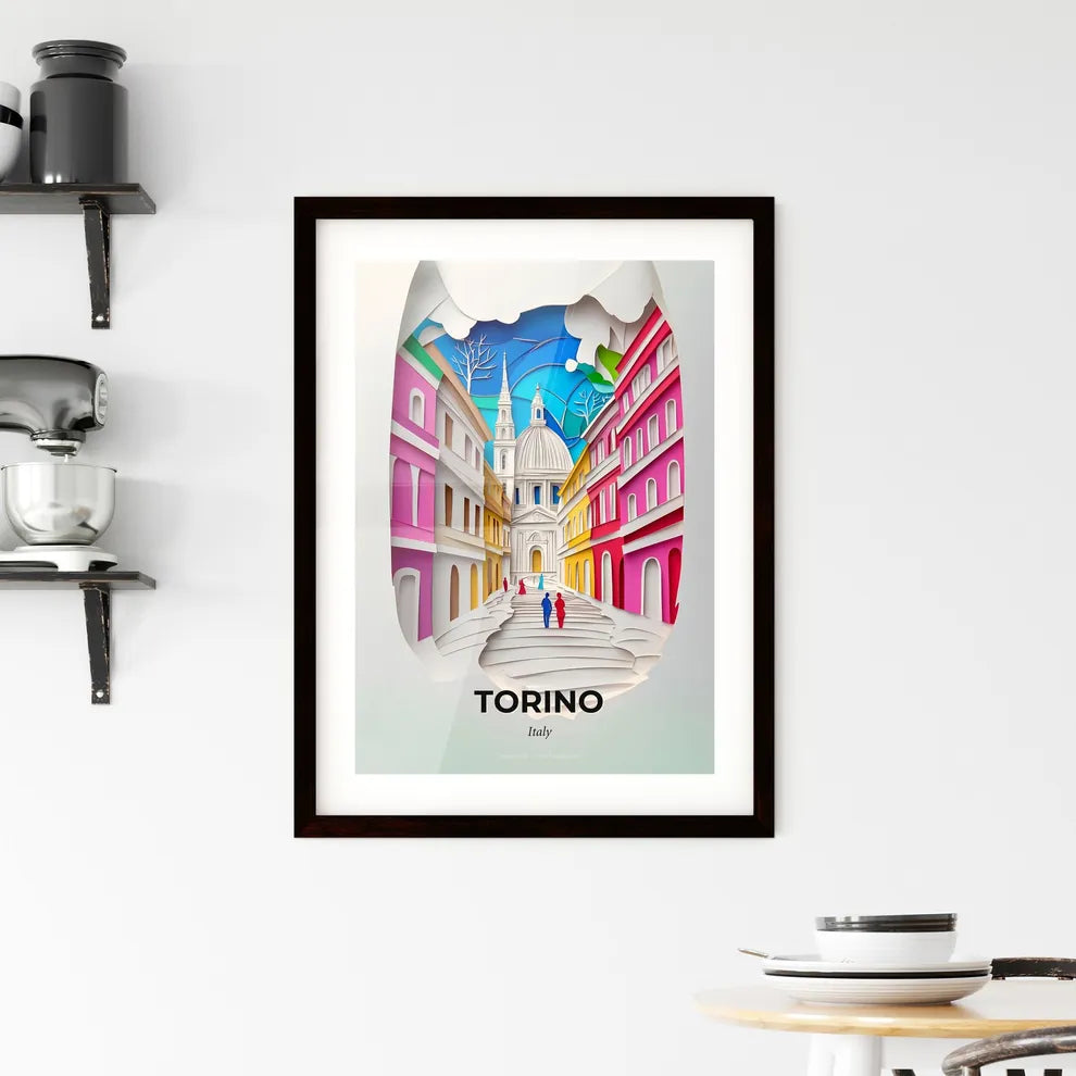 Vivid Turin, Italy, Framed Wall Art