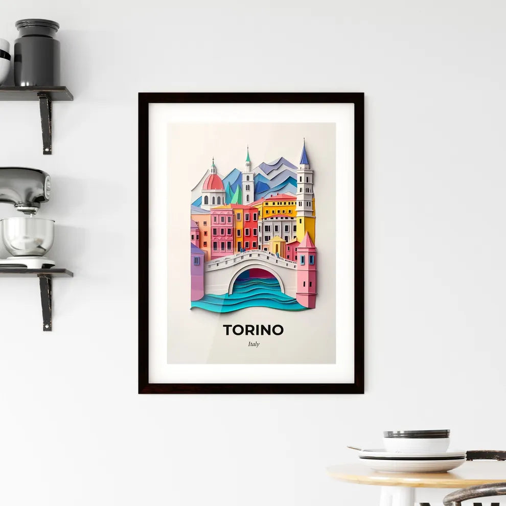 Vivid Turin, Italy, Framed Wall Art