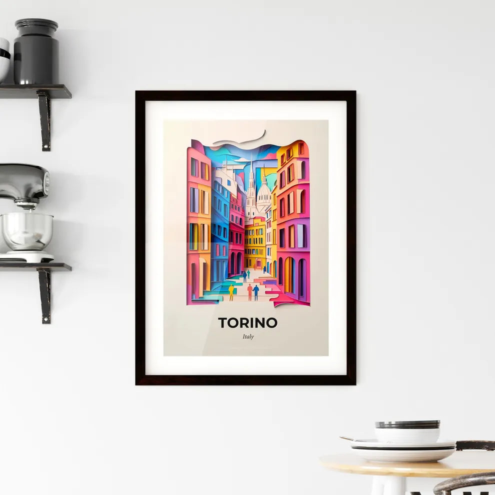 Vivid Turin, Italy, Framed Wall Art