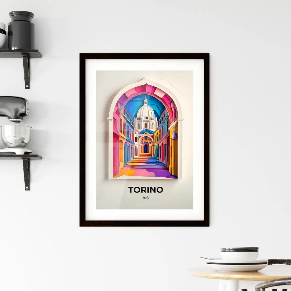 Vivid Turin, Italy, Framed Wall Art